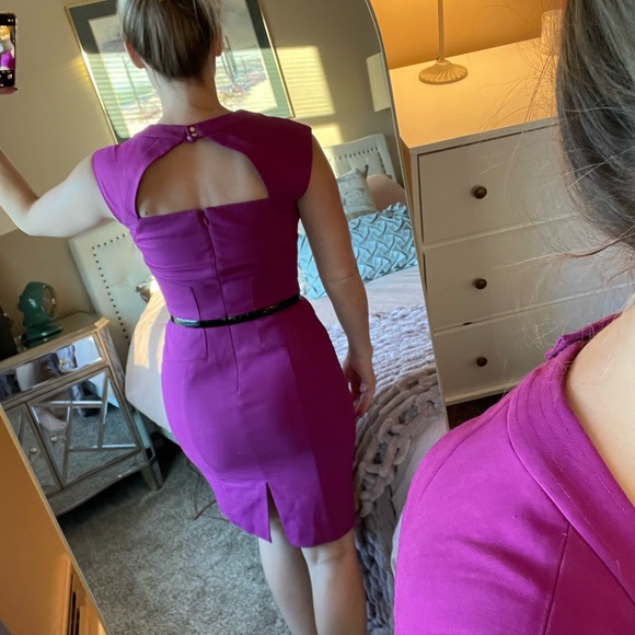 WHBM berry bodycon dress - Picture 3 of 8